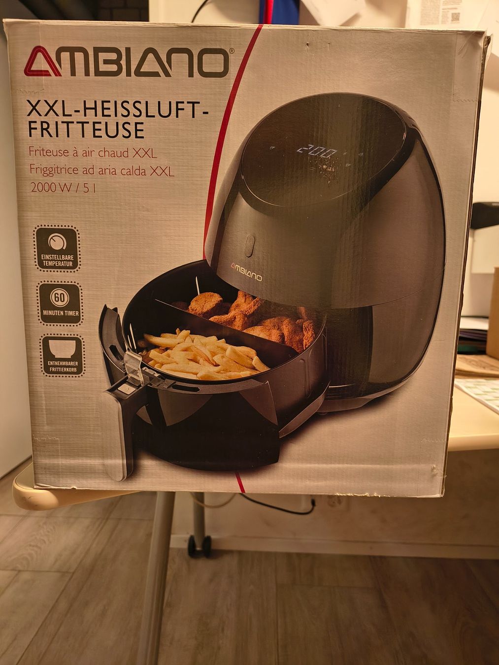Ambiano Appareils de cuisine: Heissluftfritteusse XXL – Neuf avec emballage d'origine à Muttenz par Bebby63