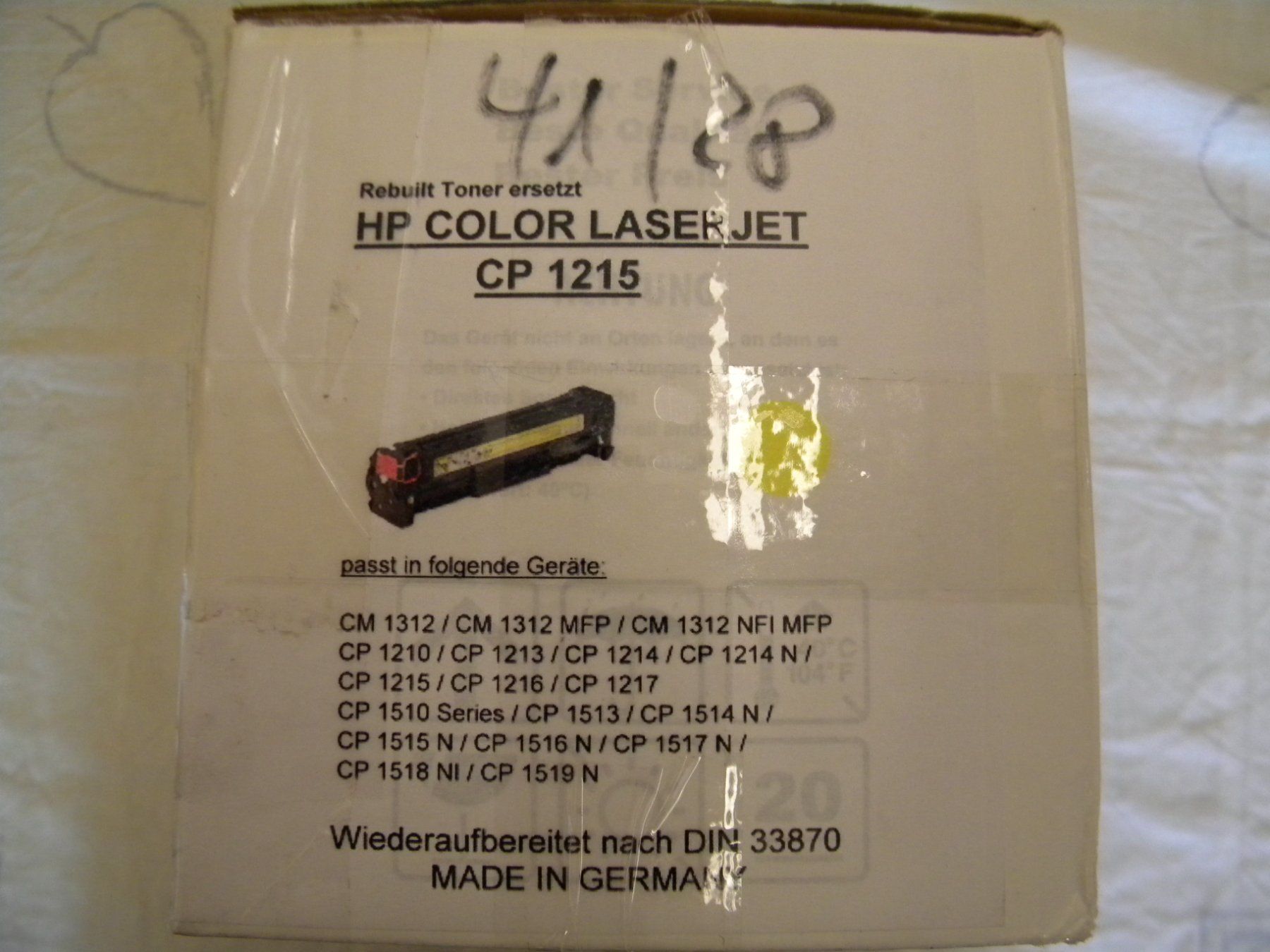 Cartucce per stampanti & toner: CB542A  125A – Nuovo e nell'imballaggio originale da Bühler venduto da Wini100 1