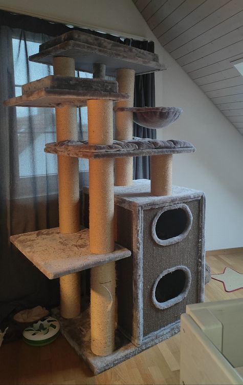 SHENGOCASE Katzen-Hängematte Für Kratzbäume – Abnehmbares Pad, Bis 13,6 Kg | Für Große Katzen