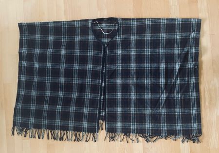 Barbara Lebeck Poncho - Schultertuch / one-size / kariert!