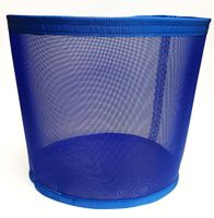 Feinmaschiger Netzeinsatz für Kunststoffkorb, blau