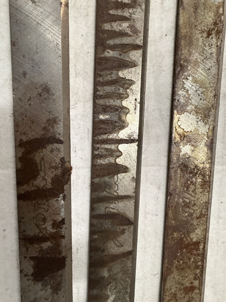 Industria del legno: 3 Hobelmesser – Usato da Meienberg venduto da sony252 1