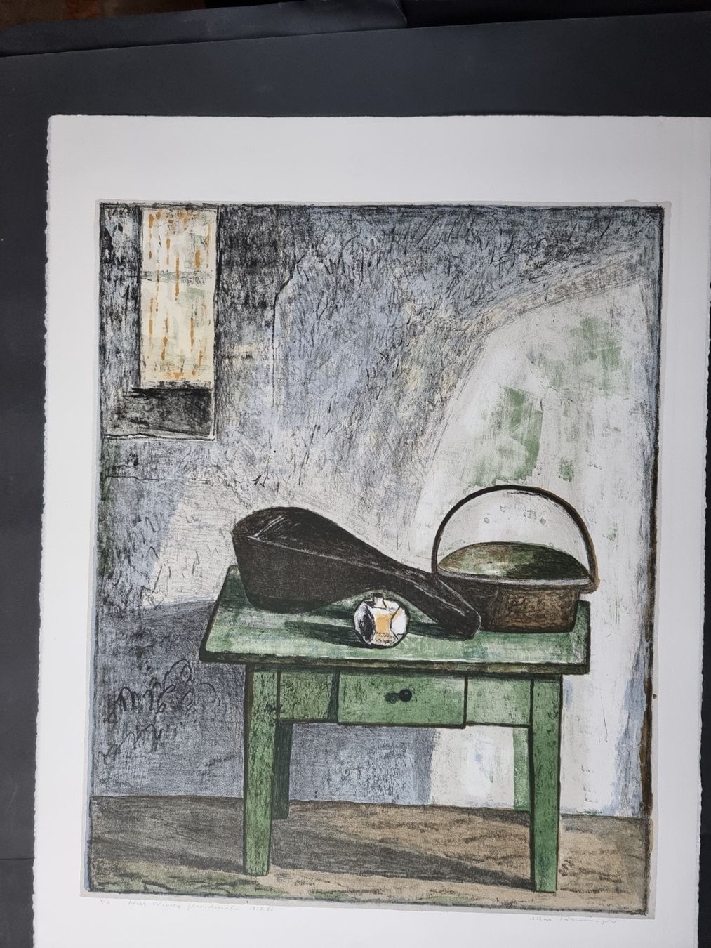 Grafica & Litografie: MAX TRUNINGER LITHOGRAPHIE SIGNIERT NUMMERIERT MIT WIDMUNG – Usato da Gersau venduto da kunst-online
