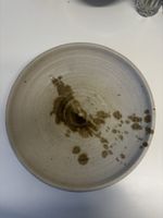 Schöne handgefertigte Keramikschüssel / Obstschale – signier