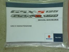Bedinungsanleitung  Suzuki GSX-S / R  Italo    2022-2025