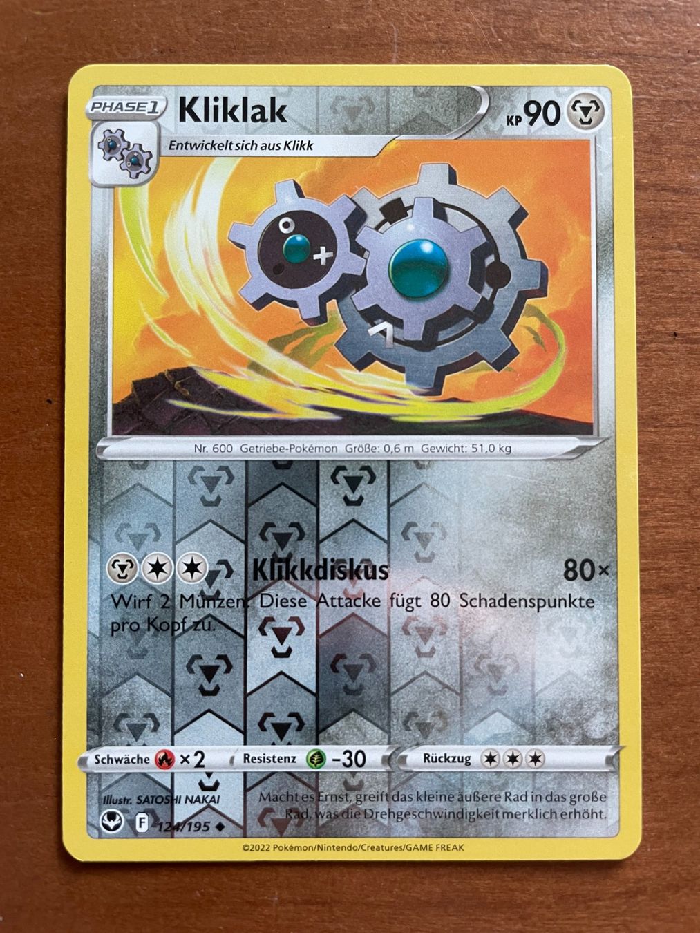 Pokémon Carte collezionabili: Pokemon Kliklak Reverse (Versand gratis) – Nuovo (secondo la descrizione) da Chur venduto da Angerson