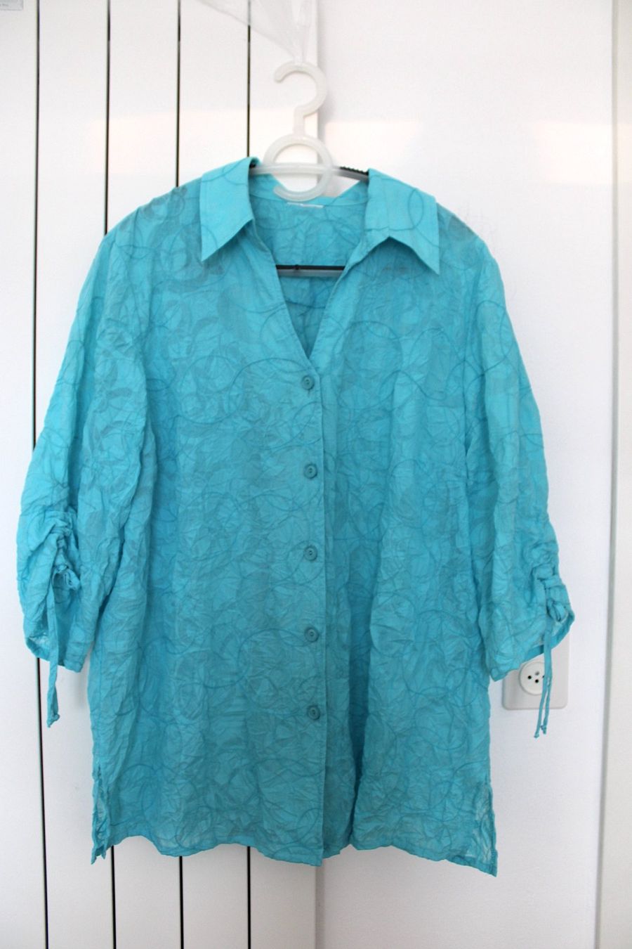Camicette: Hellblaue Bluse, verm. M/L - siehe Masse – Usato da Locarno venduto da madame-tus-sauds 2