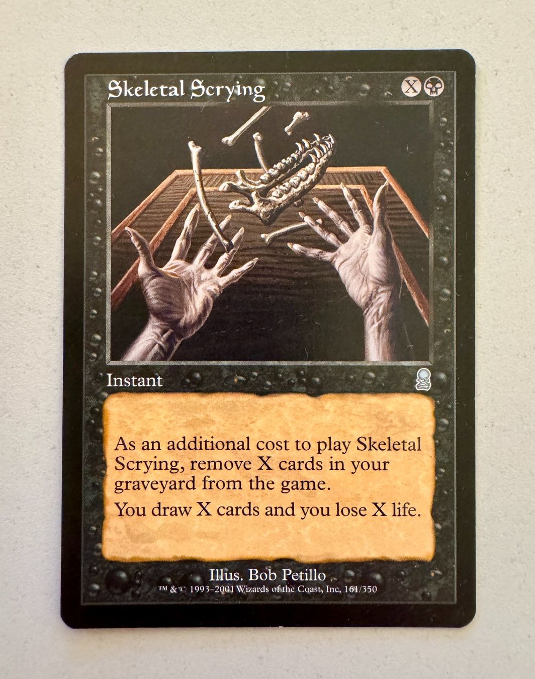 Magic The Gathering Carte collezionabili: Skeletal Scrying Odyssey – Usato da Rechthalten venduto da hosme_be