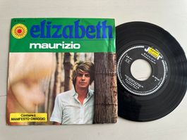 MAURIZIO  tolle Single Kult Elizabeth Top Italy Hit
