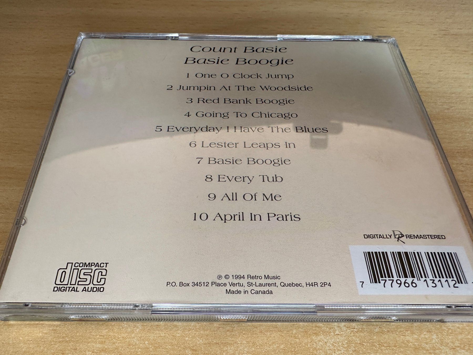 CDs: Count Basie – Basie Boogie – Gebraucht aus Rikon im Tösstal von Alpenmutz 1