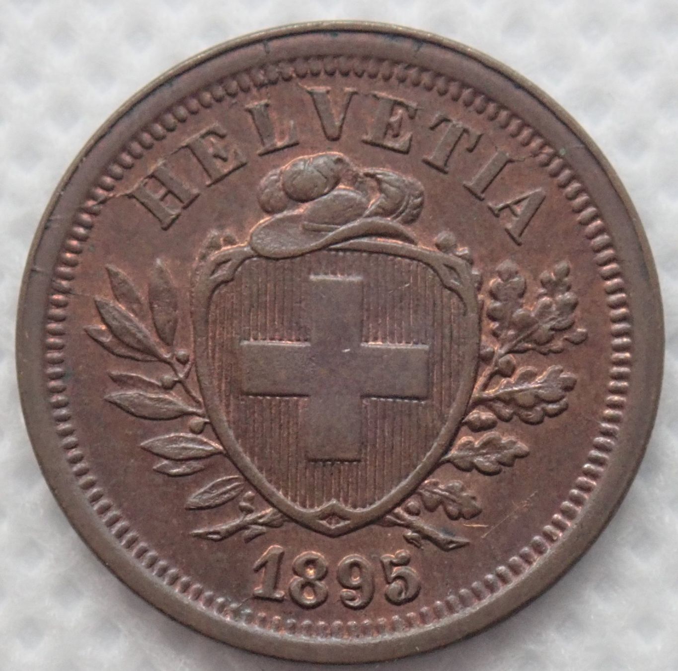 Tutti le monete: 1 Rappen 1895 Stgl. – Usato da Winterthur venduto da Rwa