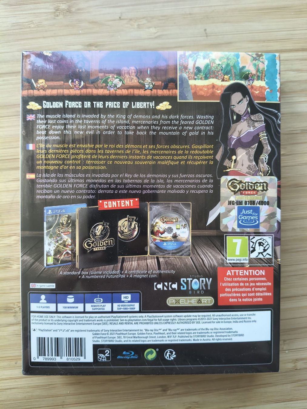 Giochi: Golden Force - Limited Edition Sealed (PS 4) – Nuovo e nell'imballaggio originale da Riedholz venduto da ste_96cd 1