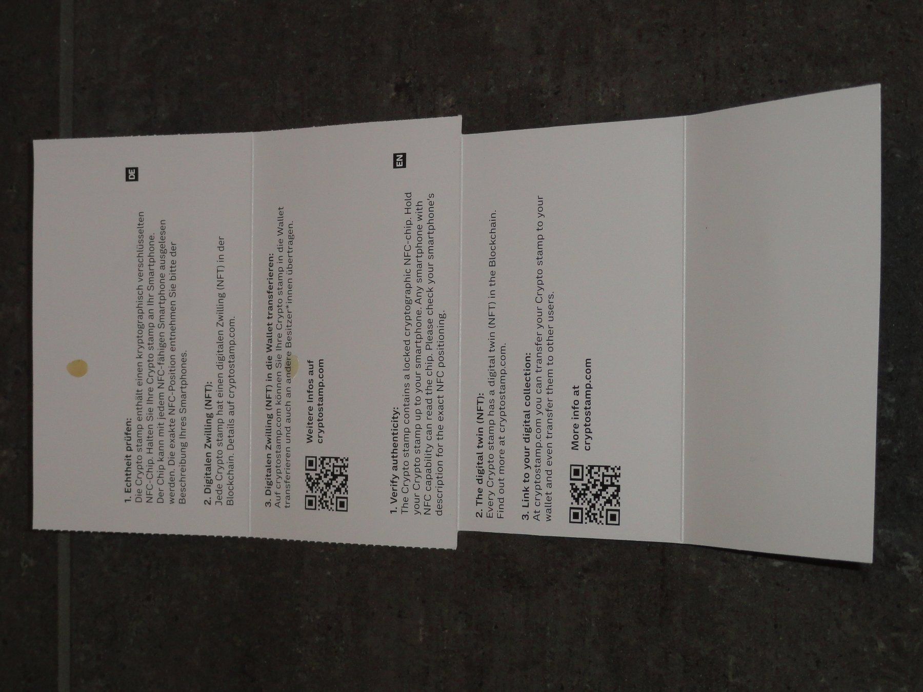 Alle Briefmarken: Crypto Stamp 5.0: BÄR IN KRISTALLFARBE – Neu (gemäss Beschreibung) aus Dagmersellen von dribbeldrago10 6