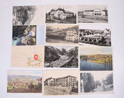 12 alte Ansichtskarten Schweiz
