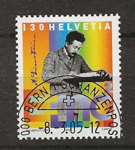 Tous les timbres: M1156 - Albert Einstein 1er jour – D'occasion à Trélex par Phil_Albert