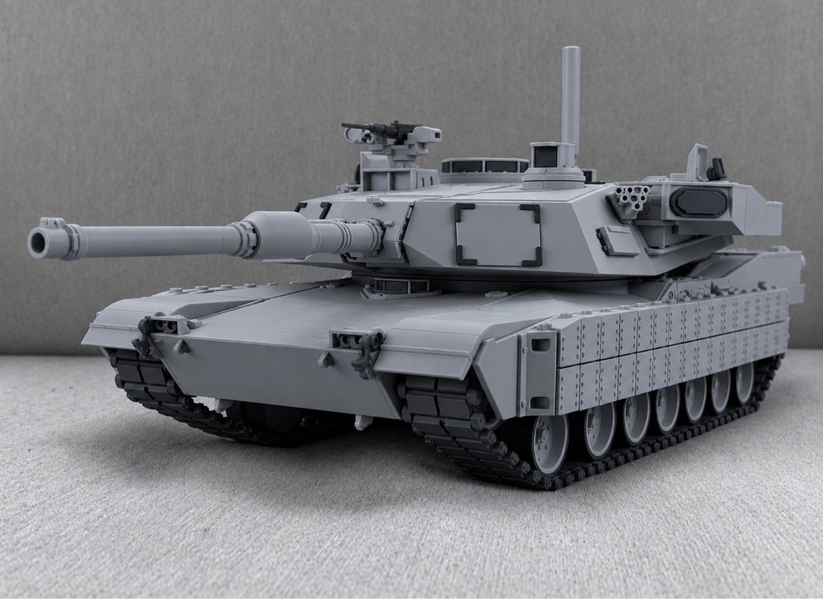 Kit di modellismo & Modellini statici: Panzer Modell M1 Abrams grau Kunststoff neu! – Nuovo (secondo la descrizione) da Niederhasli venduto da nic_65cm