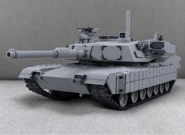 Panzer Modell M1 Abrams grau Kunststoff neu!