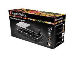 Russell Hobbs Multi Raclette 3-in-1 – Grill & heisser Stein