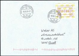 2010_Gebrauchsbrief mit Datumstempel "10.10.10 -17" auf AM
