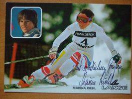 MARINA KIEHL (DE) SKISTAR AUTOGRAMMKARTE
