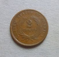 USA ++ 2 Cents 1864, gute Erhaltung