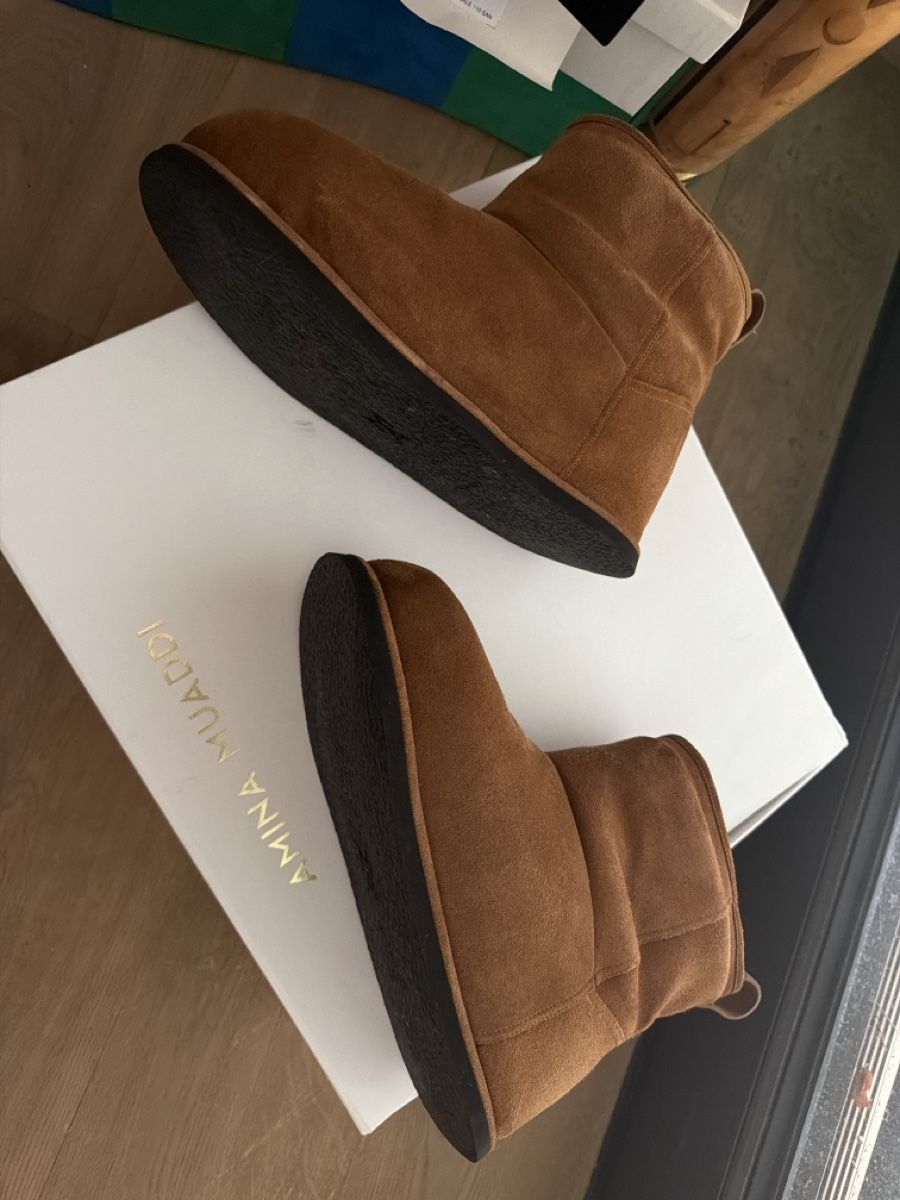 Scarpe da donna: Amina Muaddi suede boots – Nuovo (secondo la descrizione) da Genève venduto da val_rp9x 4