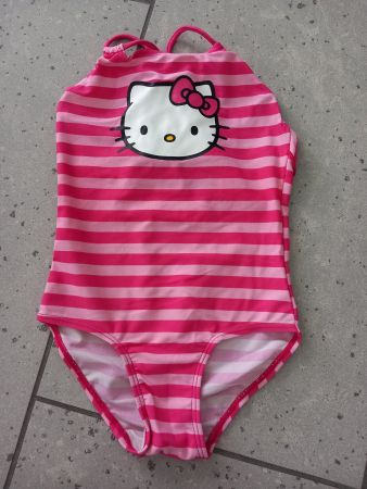 Pink gestreifter Badeanzug, Gr.98/104, Hello Kitty