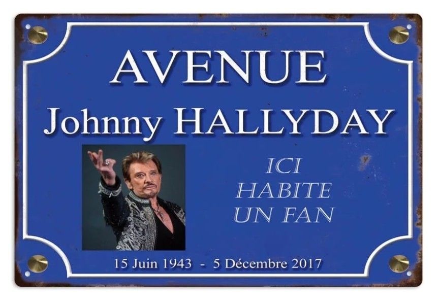 Insegne: Jonny haliday grand plaque metal – Nuovo e nell'imballaggio originale da Vernier venduto da 19pigments 2