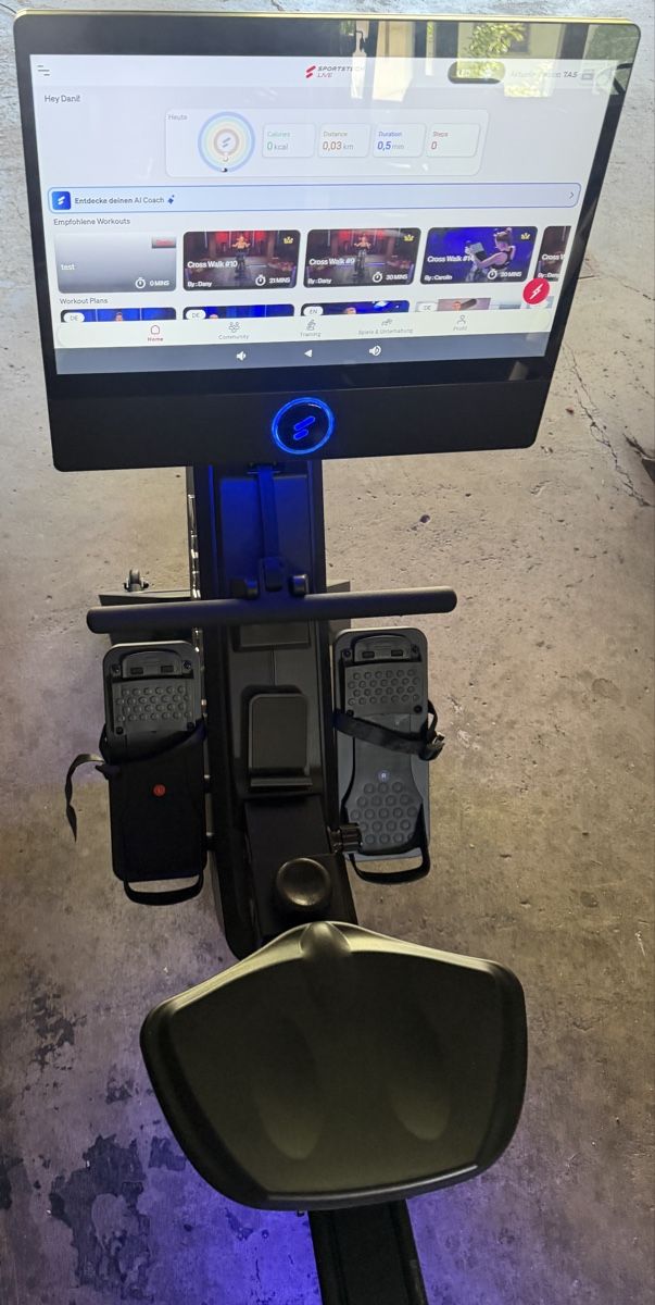 Hometrainer: Rudergerät Sportstech mit Touchscreen – Usato da Turtmann venduto da ReKoJ 4