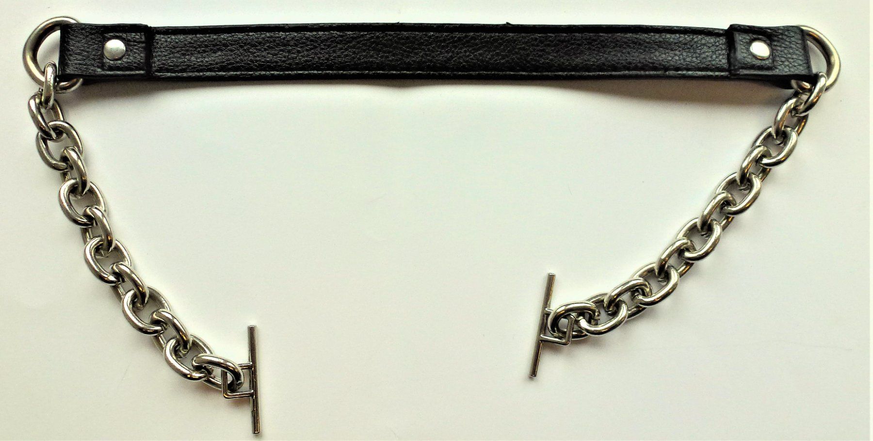 Nastri decorativi: Lederband mit Ketten Nr.2 – Usato da Murgenthal venduto da B.StM 2