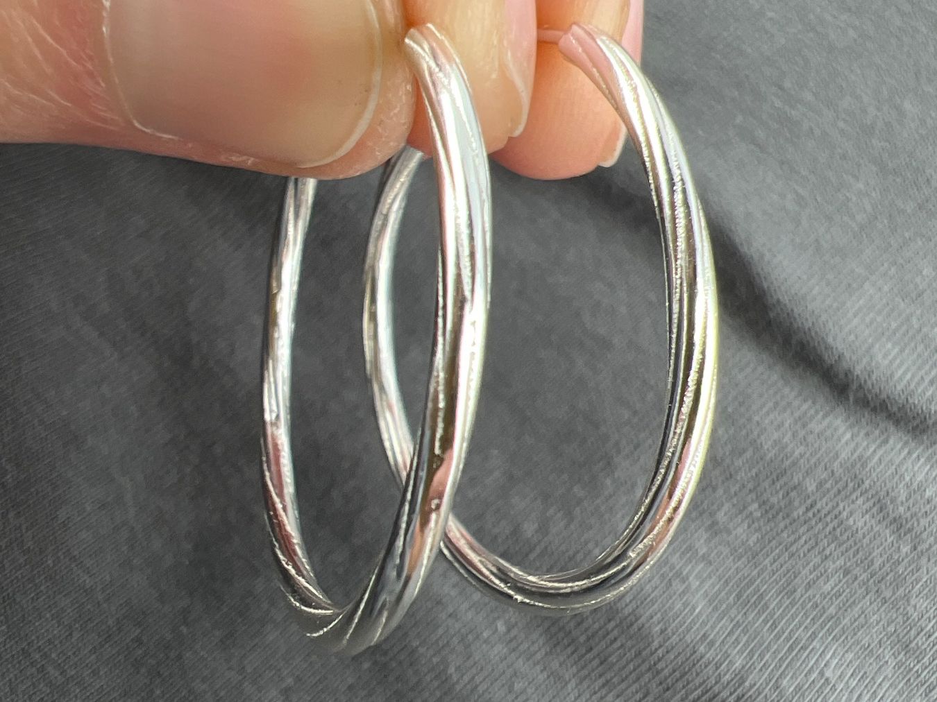 Boucles d'oreille: Creolen 925 Silber – D'occasion à Niederuzwil par leo_8857 3