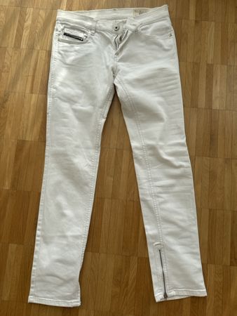 Diesel Zivy Stretch Jeans, weiss, Grösse W29 L34 top!
