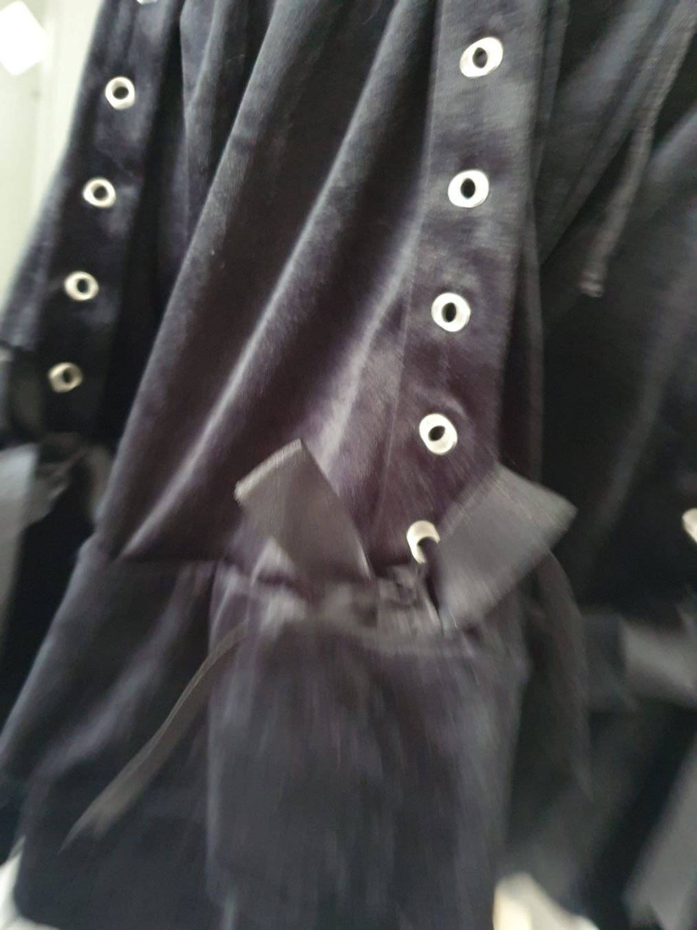 Kleider: Grschnürtes Gothic Samtkleid Gr S "Sinister" – Gebraucht aus Münsingen von BlackTears-3 7