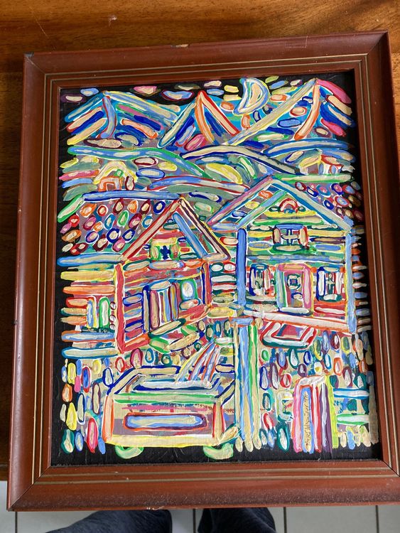 Chalets, Öl, Walter Wegmüller Kaufen auf Ricardo