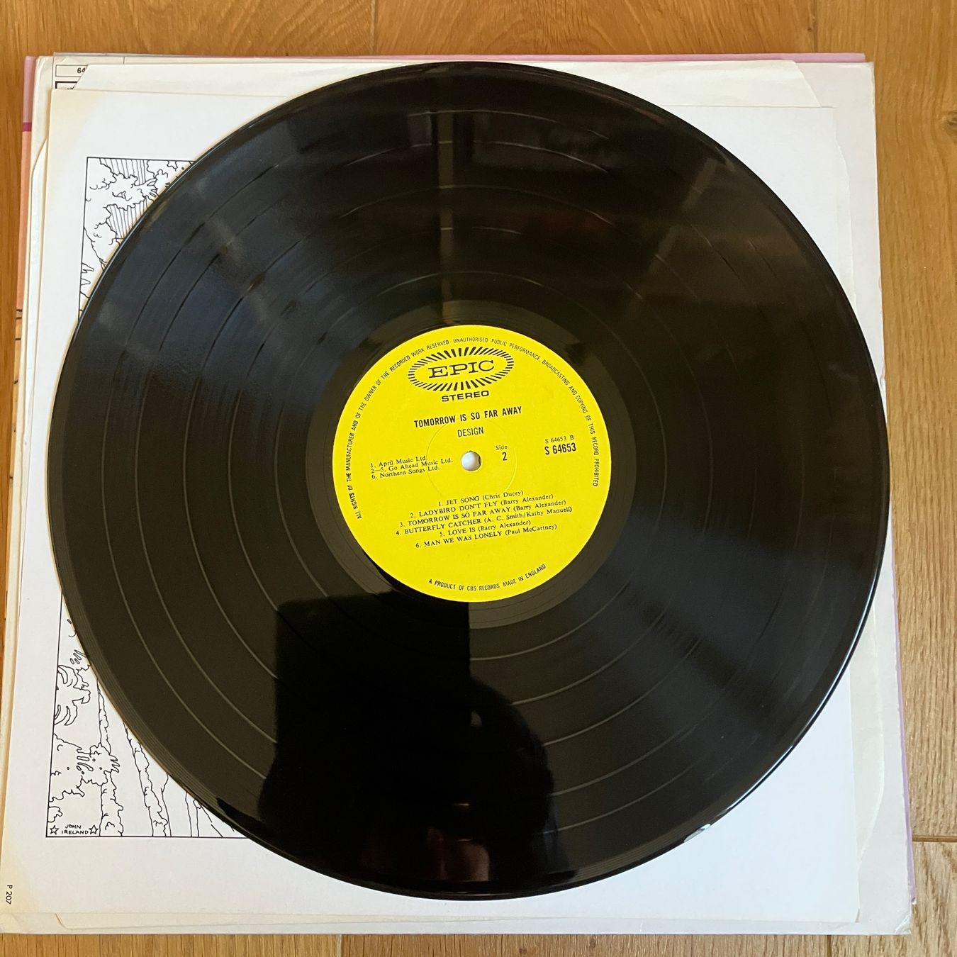 Dischi in vinile: Design – Tomorrow Is So Far Away – Usato da Altdorf UR venduto da Metallic0 1