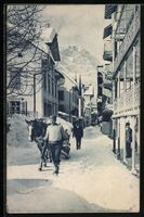 Engelberg /OW, Schneefuhre in der Dorstr