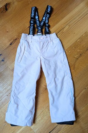 Reima Tec Skihose rosa mit Hosenträgern Grösse 104