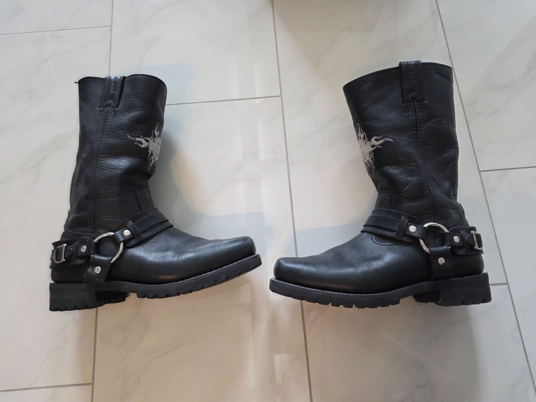 Harley-Davidson Scarpe da uomo: Original Harley Davidson Boots Grösse 41 1/2 – Usato da Unterlunkhofen venduto da a289339 3
