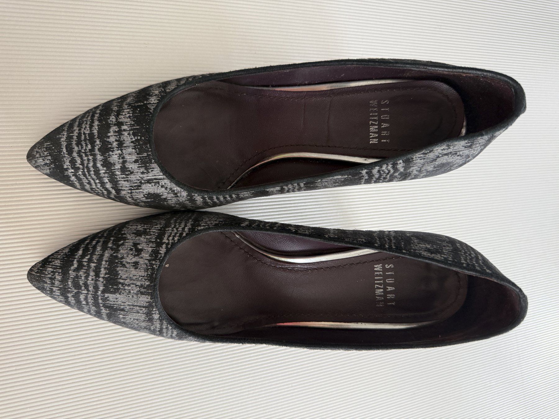 Stuart Weitzman Scarpe da donna: Stuart Weizman Pumps schwarz-silber, Grösse 37,5 – Usato da Wallisellen venduto da chr_s557