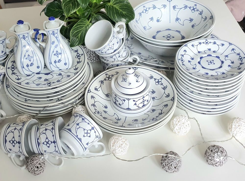 Indisch Blau Geschirr Gunstig Kaufen