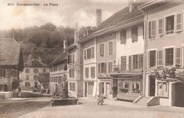 Romainmotier la place
