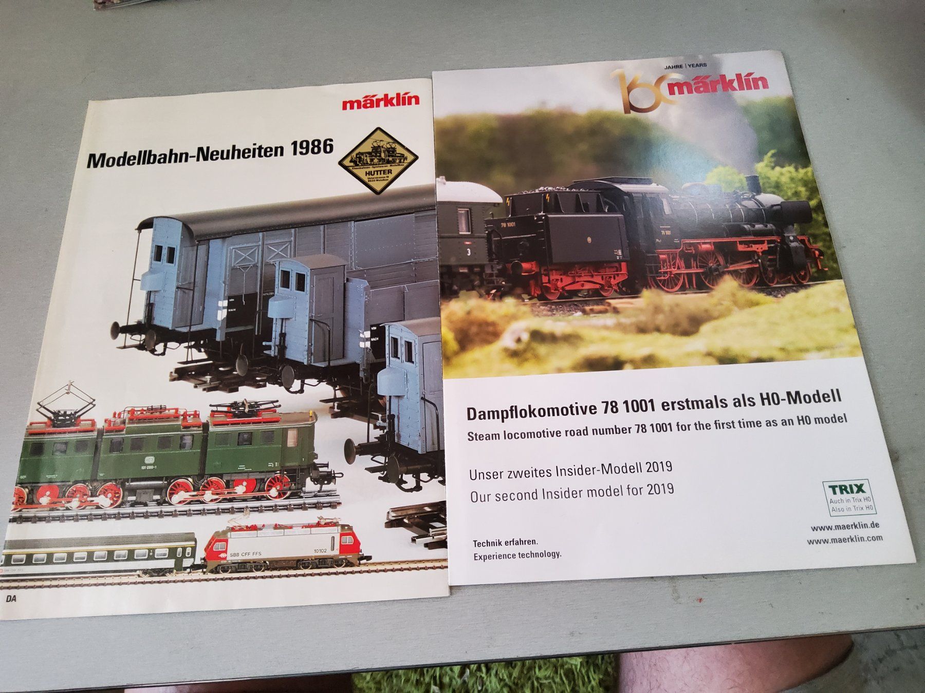 Märklin Modellini di ferrovie: 7 Märklin Prospekte H0 – Usato da Grüningen venduto da VENOM59