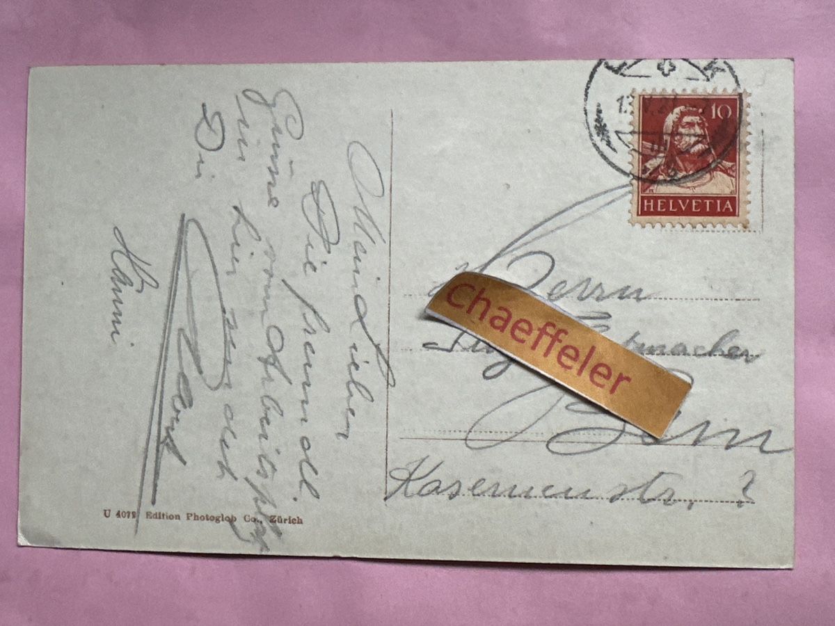 Cartes postales: 1921 Lenk mit Wildstrubel – D'occasion à Zürich par Chaeffeler 1