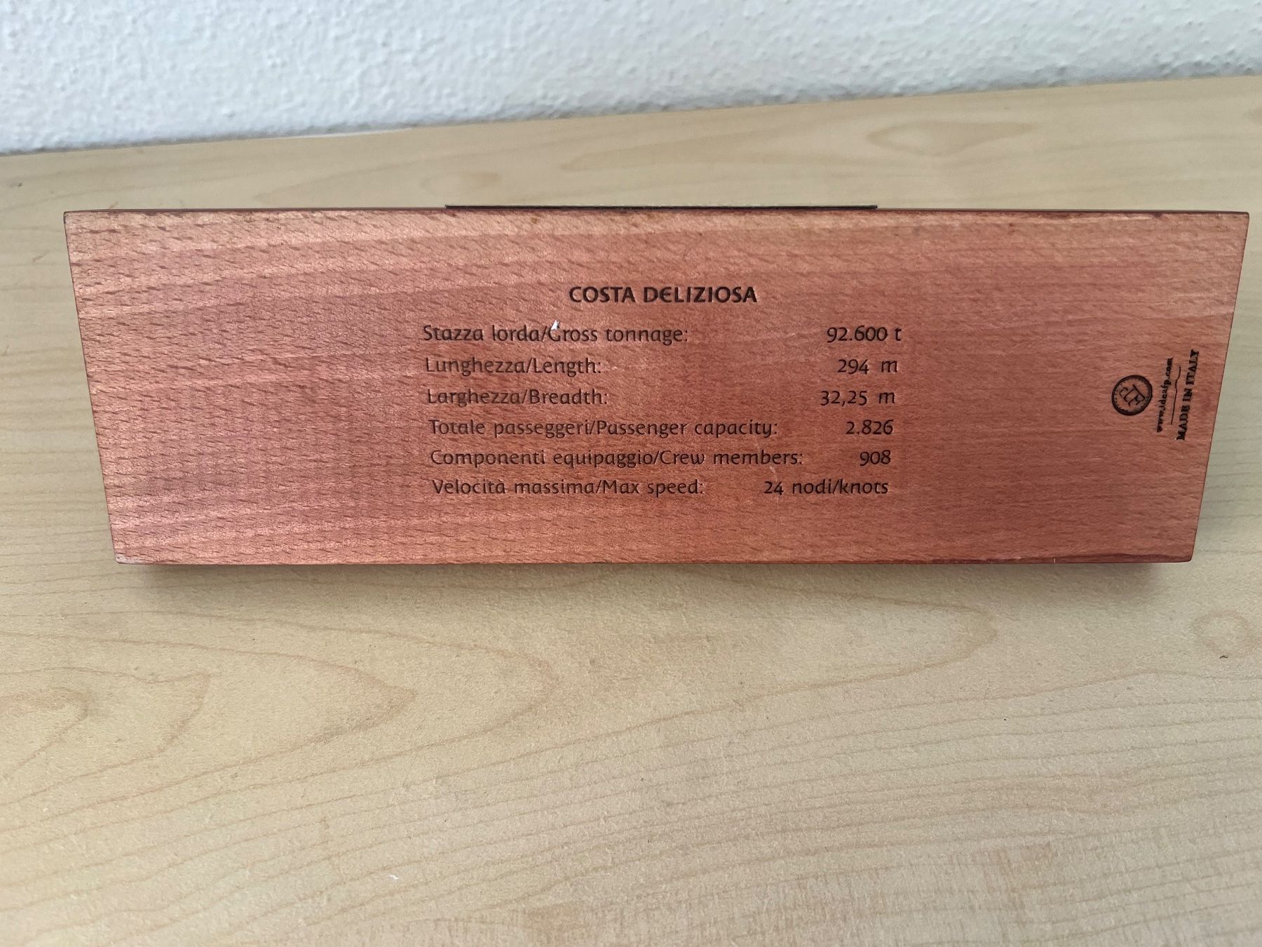 Kit di modellismo & Modellini statici: Modellschiff Costa Deliziosa – Nuovo (secondo la descrizione) da frauenfeld venduto da tia01 5