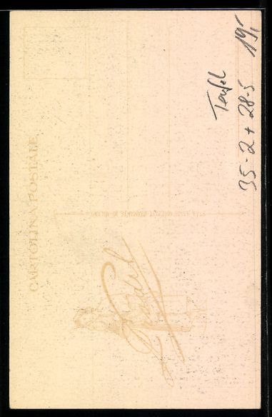 Cartoline postali: Teufel mit Zerberus vor dem Eingang zur  – Usato da Berlin venduto da bartko-reher 1