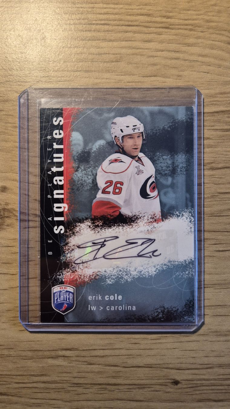 NHL Cartes à collectionner: NHL Eric Cole Carolina Hurricanes – D'occasion à Bellach par IceCards-80