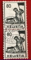 NR.339 Historische Bilder Paar mit GESTEMPELT   