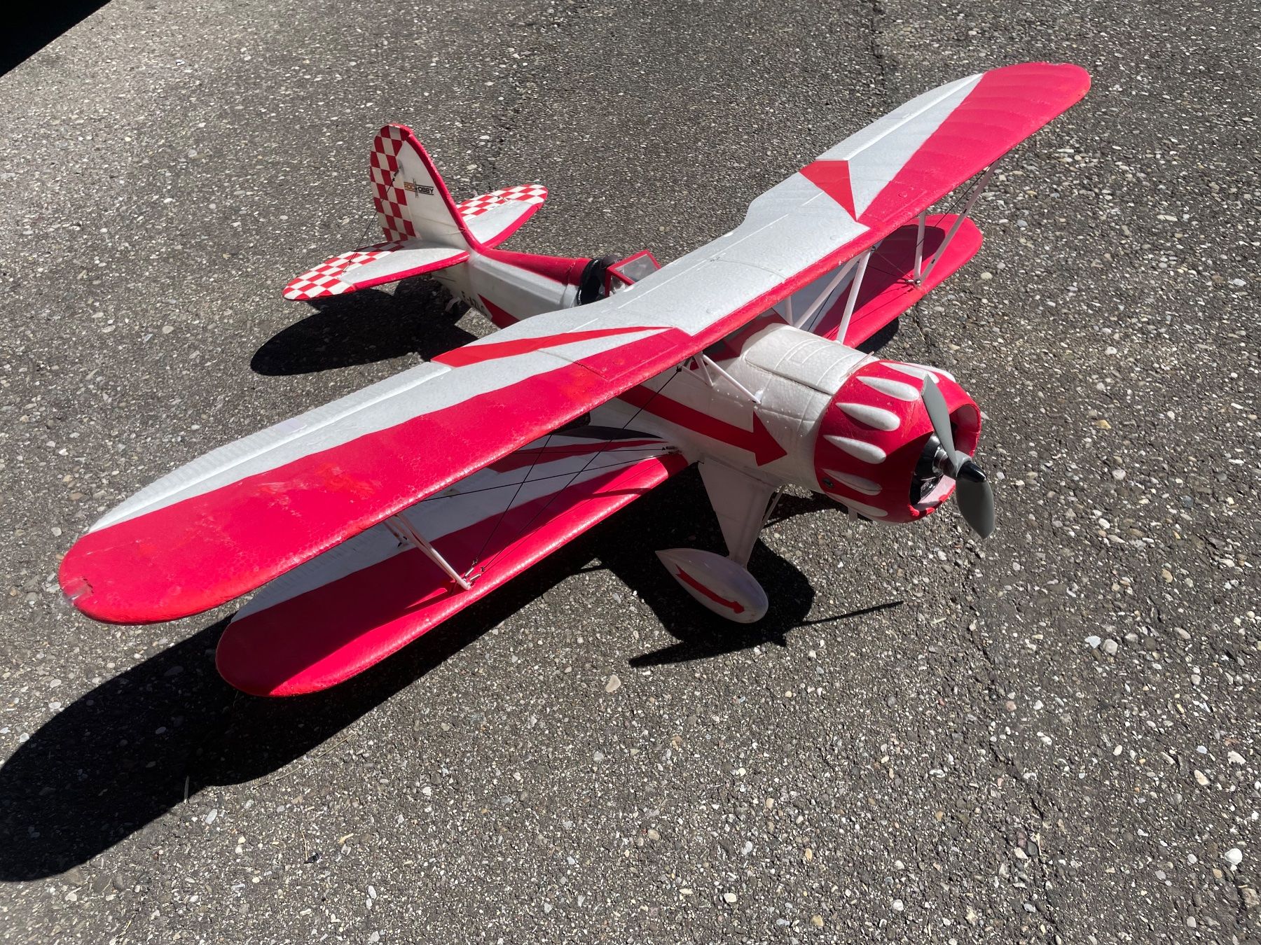 RC Modellbau: Waco Doppeldecker, FMS, RocHobby – Gebraucht aus Reutlingen von JW_MOTORS