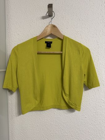 Bolero/ Kurzjäcken Ann Taylor Petite hellgrün Grösse XXS,36