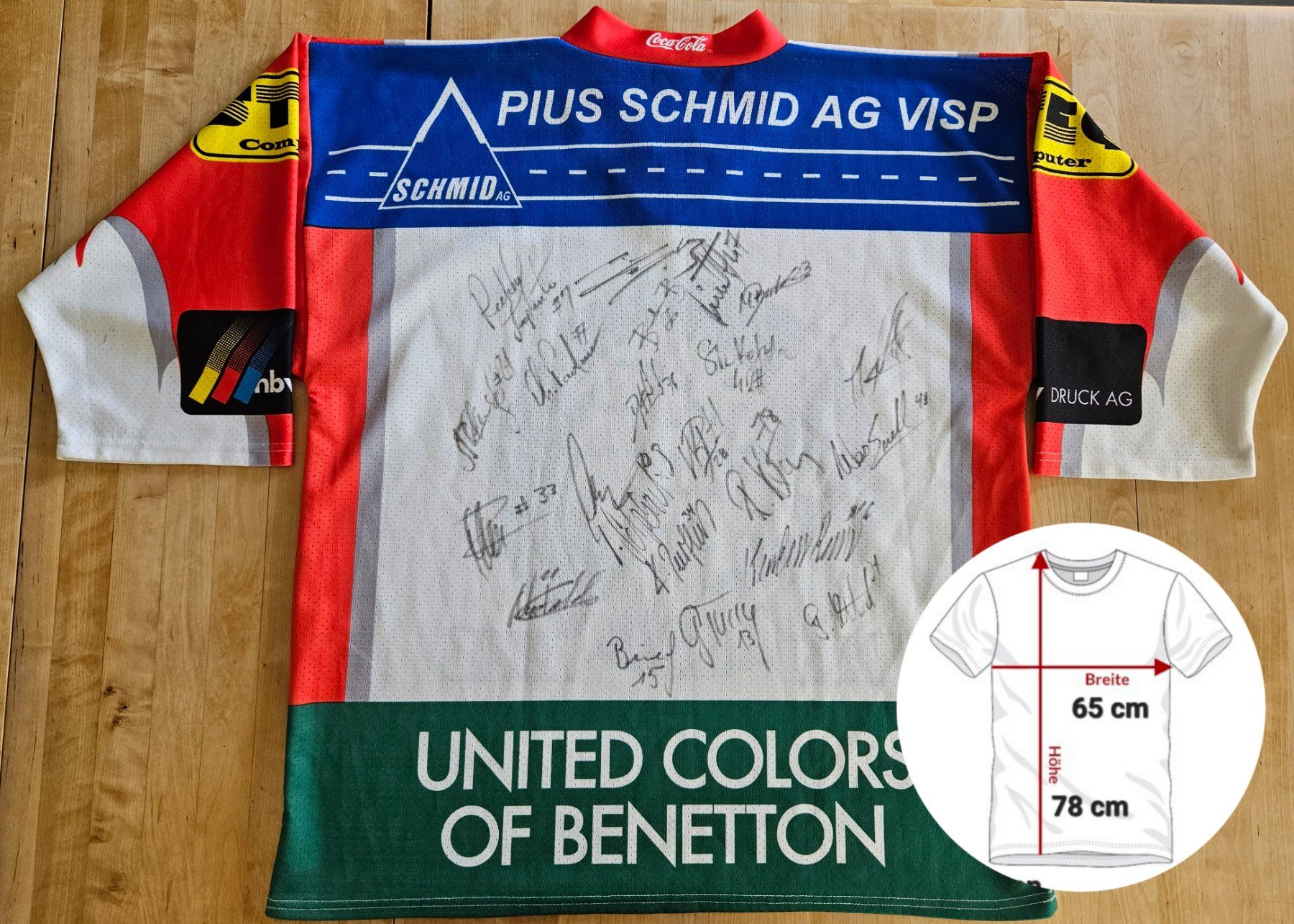 Leibchen & Hosen: EHC Visp 3 Trikots + Shirt – Gebraucht aus Hägglingen von United-Village-Trade 2
